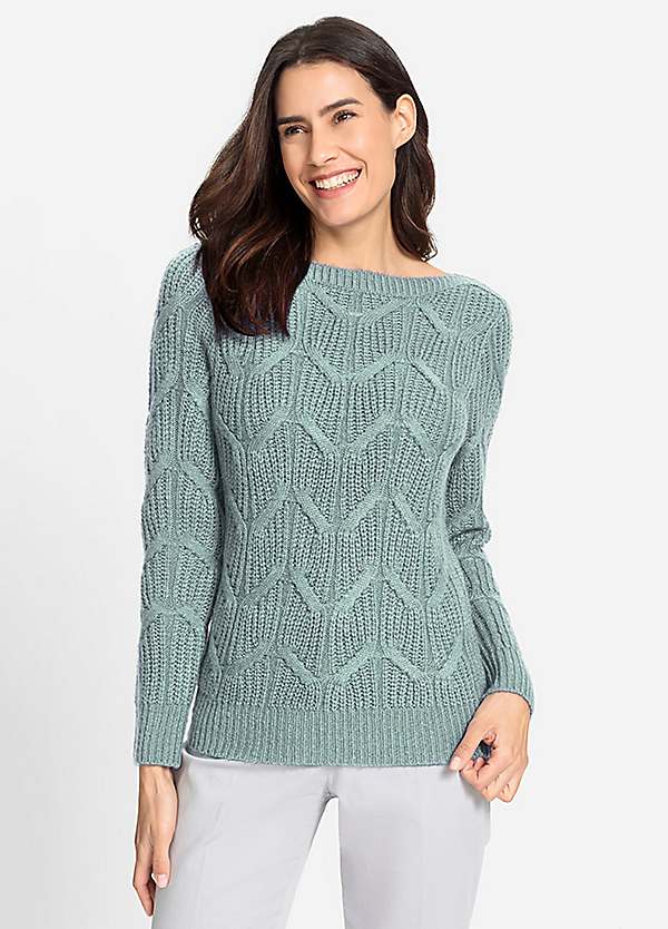 【WIRROW】Boat neck knit pullover Soft White | Cashmere Boat Neck Jumper | WoolOvers UK