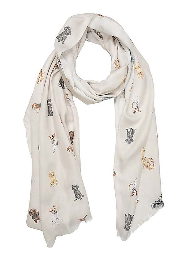 Wrendale Designs A Dogs Life Scarf | Grattan