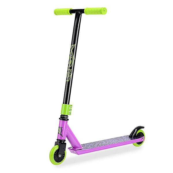 Xootz Toxic T-Bar Stunt Scooter - Purple & Green |