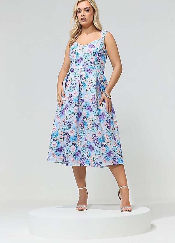 skater dress curve Curve Skater Dresses InTheStyle