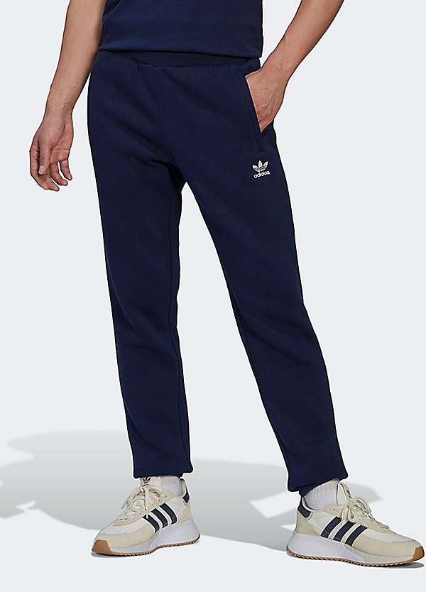 Adidas originals essential tracksuit hot sale grey