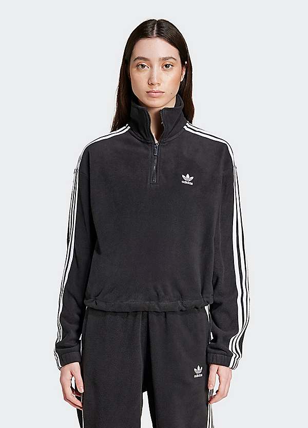 adidas Originals Polar Fleece Half Zip Sweat Jacket Grattan