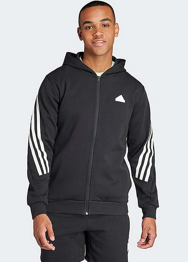 adidas Performance 3-Stripe Sporty Hoodie Grattan
