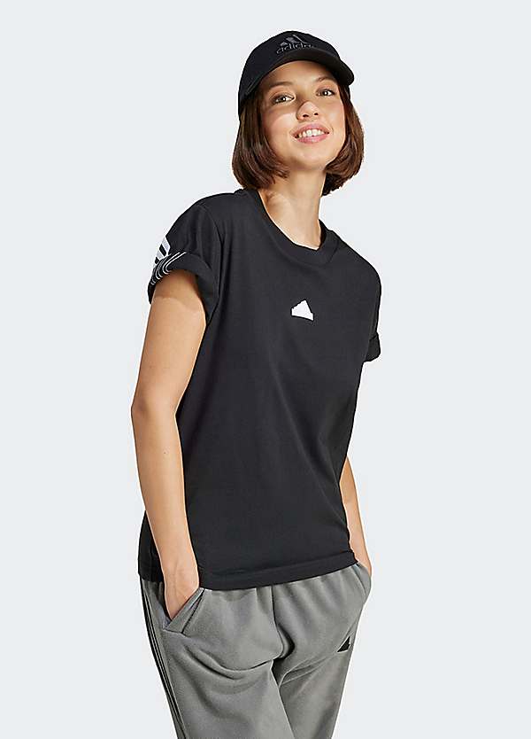 adidas Performance 3 Stripes T Shirt Grattan