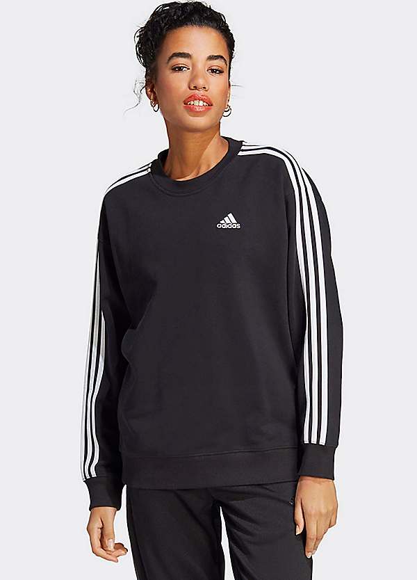 Adidas 3 stripe jumper on sale