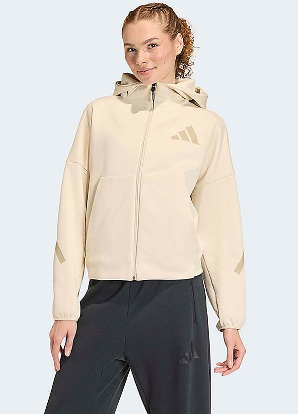 adidas Sportswear Hooded Zip Through Jacket | Grattan