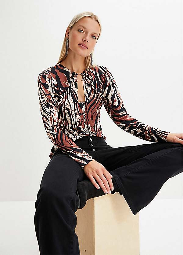 bonprix Animal Print Top