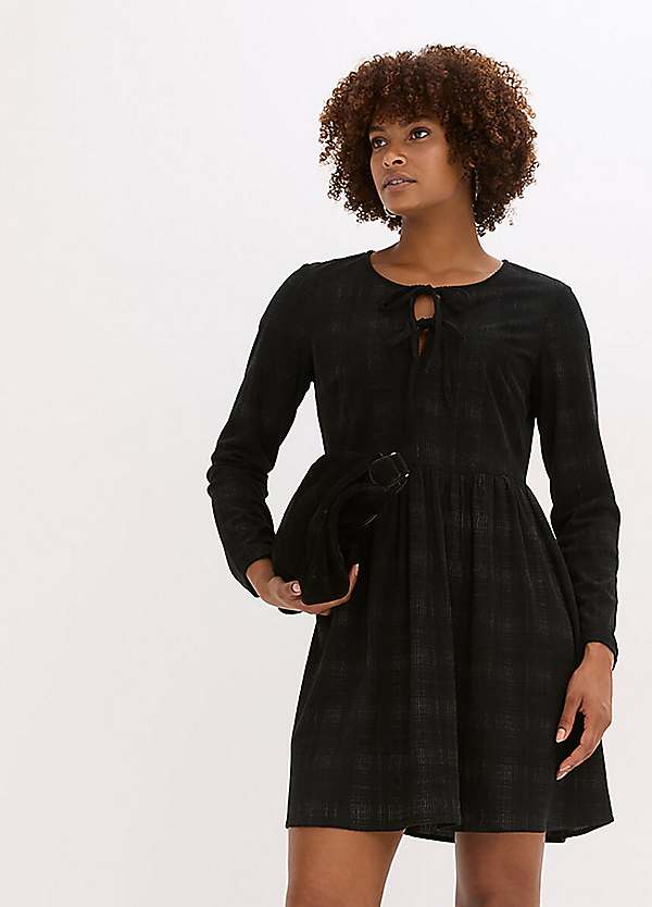 cord skater dress boohoo Women's Plus Size Cord Milkmaid Skater Dress