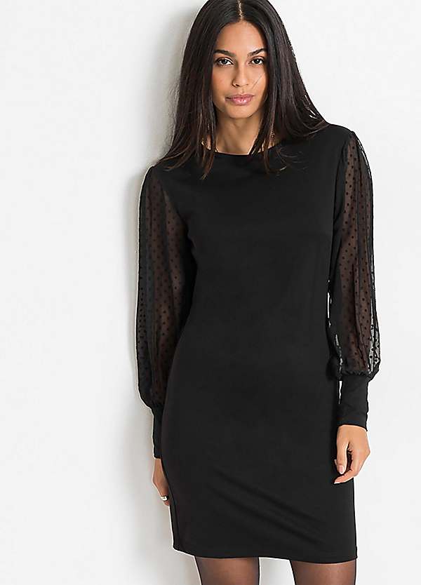 bonprix Chiffon Sleeve Dress | Grattan