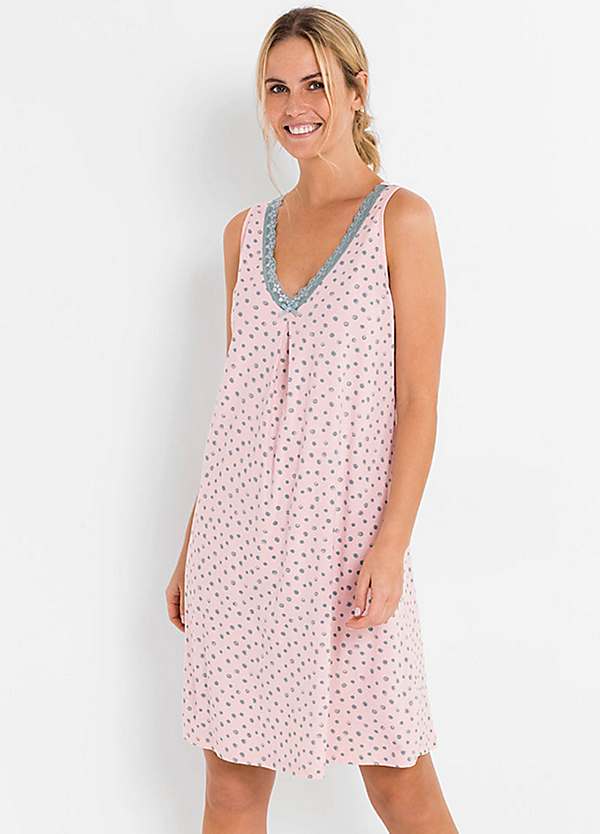bonprix Dotty Jersey Nightie Grattan