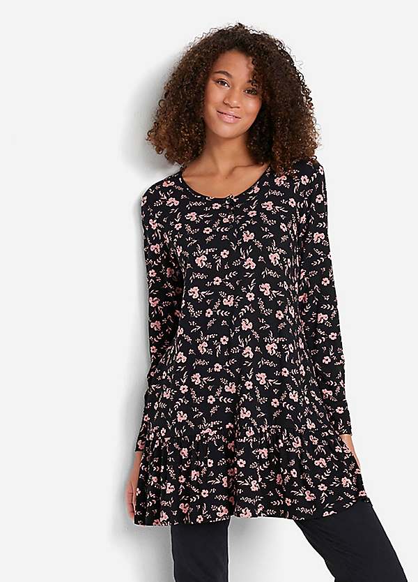 bonprix Jersey Floral Tunic