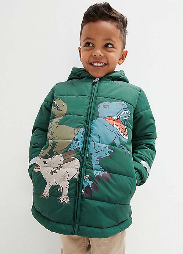 Boys green cheap winter coat