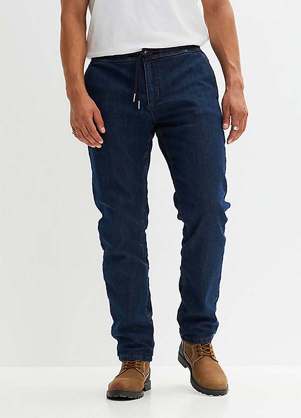bonprix Lined Straight Leg Winter Jeans Grattan