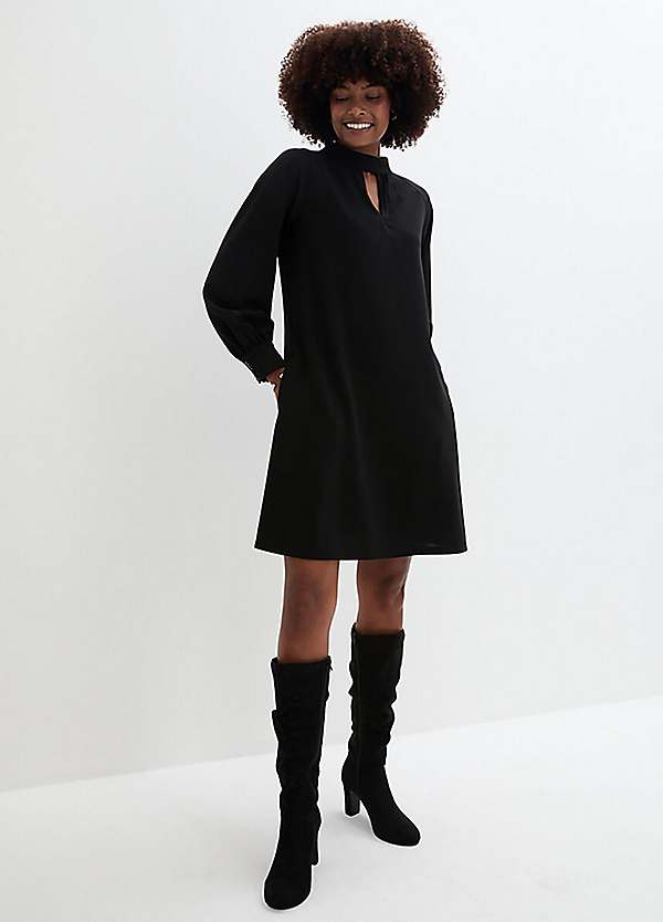 bonprix Long Sleeve Bow Dress | Grattan
