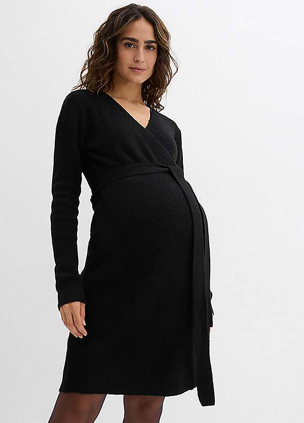 sachin and babi light blue dress Plus-Size Maternity Dress with Dark Patterned Embossing And a Round  Neckline with * Sleeves