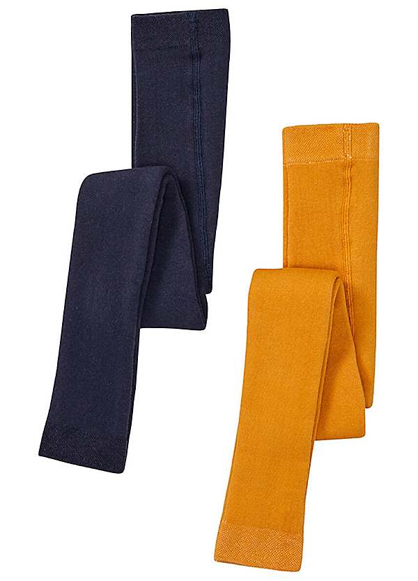 bonprix Pack of 2 Pairs of Kids Knitted Leggings