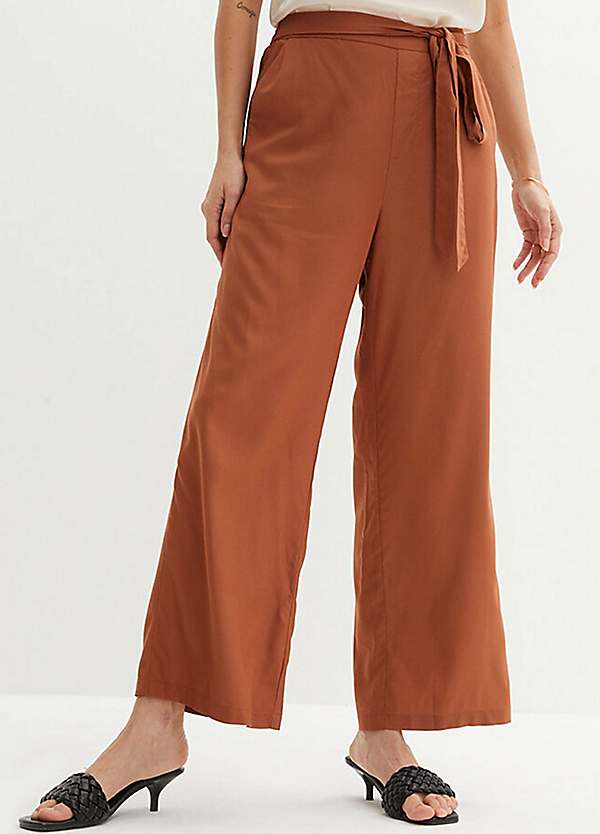 bonprix Printed Tie Waist Culottes