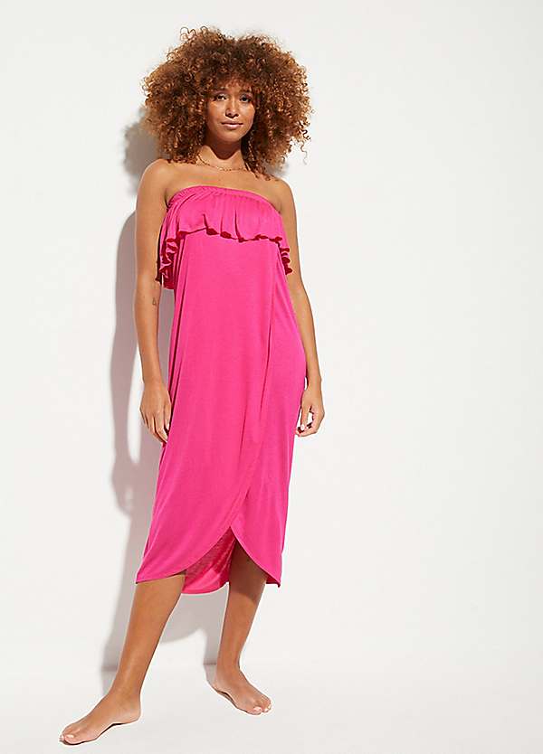 bonprix Strapless Beach Dress Grattan