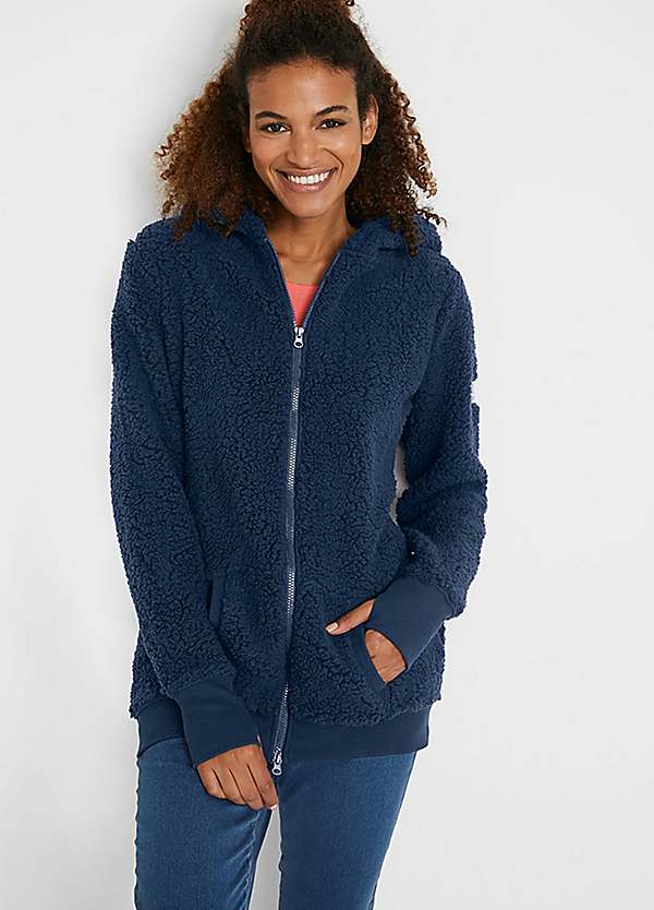 fleece jacket with thumb holes