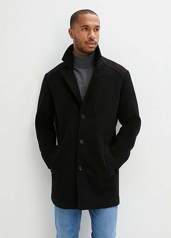 Short on sale coat wool