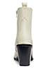 Freemans Cream Leather Western Mid Boots | Grattan
