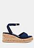 Novo Bali Mid Wedge Two Part Sandals | Grattan