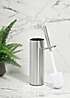 Pifco Slimline Toilet Brush - Stainless Steel 