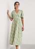 Seasalt Cornwall Green Chateaux Half Sleeve Maxi Dress | Grattan