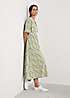 Seasalt Cornwall Green Chateaux Half Sleeve Maxi Dress | Grattan