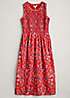 Seasalt Cornwall Red Sleeveless Meadowsweet Dress | Grattan