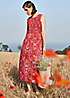 Seasalt Cornwall Red Sleeveless Meadowsweet Dress | Grattan