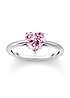 Thomas Sabo Sterling Silver Pink Ring | Grattan